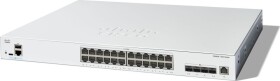 Cisco Catalyst 1300-24XT - Switch - L3 - Smart - 24 x 10 Gigabit Ethernet + 4 x combo 10 Gigabit SFP+/RJ-45 - an Rack montierbar