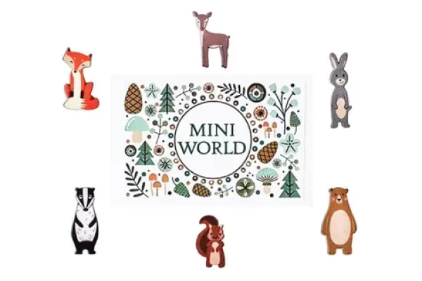BeWooden Mini svet - Lesní priatelia
