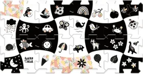 Trefl - Puzzle - Penové puzzle Treflíci: Čierna a biela