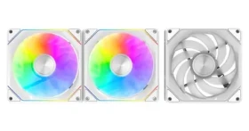 DarkFlash Gauss G24 3v1 biela / Ventilátor / 120 mm / ARGB / 800-2000 RPM / 33,55 dBA (Gauss G24 3IN1 White)