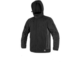 CXS DURHAM Pánska softshellová bunda čierna 4XL 123007280098