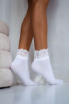 DÁMSKE PONOŽKY SO ŠIROKOU ŠNÚRKOU 1061 ecru 37-41