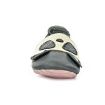 Bobux Bam Bow Charcoal barefoot capáčky 22 EUR