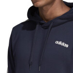 Adidas Essentials Stripes Pullover French Terry Sweatshirt Black DU0499