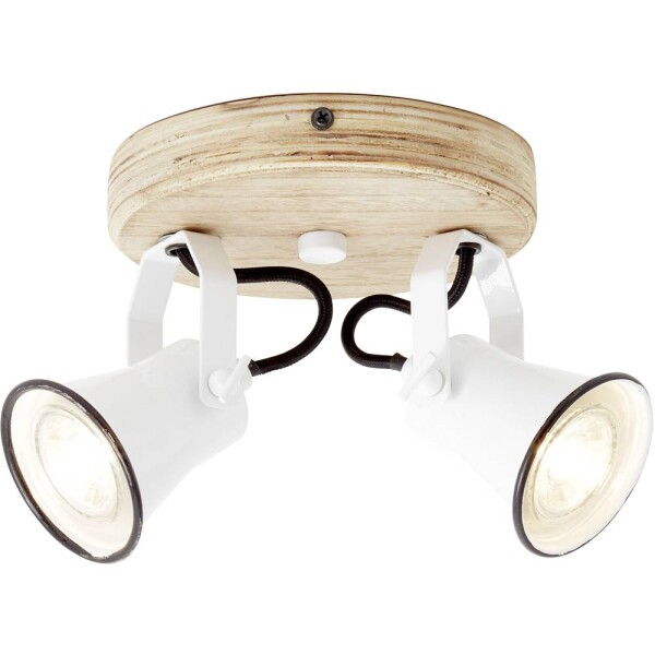 Brilliant Seed 82224/05 stropná lampa LED GU10 10 W biela, drevo (svetlé); 82224/05