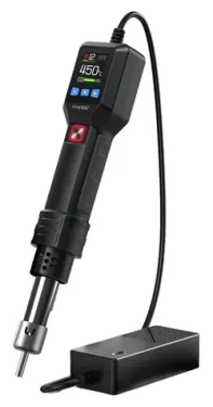 FNIRSI SAG-55 / Teplovzdušná pištoľ / 550 W / 100-450 ° C / PID regulácia teploty / LCD displej (SAG-55)