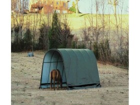 Plachtový prístrešok – ShelterLogic Run-In-Shed 4 × 6,1 m