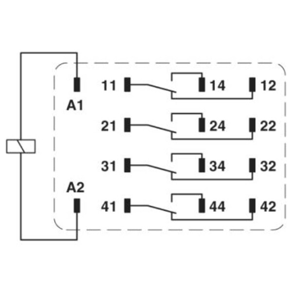 Phoenix Contact REL-IR4/L-120AC/4X21AU priemyselné relé, 10 ks; 2903684