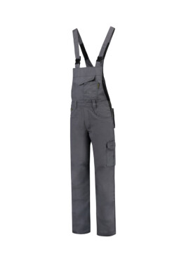 Priemyselné pracovné nohavice Dungaree Overall so šnúrkou unisex convoy grey S