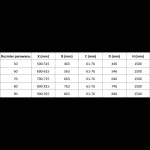 MEXEN - MIST vaňová zástena 70x150 cm 6mm 1-s, čierna, okraj, ľavá 8A9-070-001-70-70-L