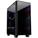 Inter-Tech X-608 Infinity Micro tower PC skrinka viacfarebná; 88881315