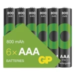 GP Nabíjacie batérie ReCyko Pro AAA (HR03) 800mAh 6ks (1032126080)