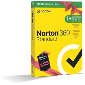 Norton 360 Standard / Antivírusový softvér / 1 zariadenie / 10 GB úložiska / 1 rok / 1+1 zadarmo (21414993)