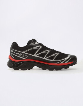 Salomon XT-6 Black / Fiery Red 45 1/3