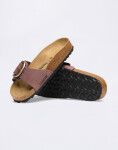 Birkenstock Madrid Big Buckle Nubuck Leather Pepper 38