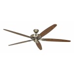 CasaFan CLASSIC ROYAL 180 MA stropný ventilátor, 61 W, (Ø x v) 180 cm x 275 mm, starožitná mosadz, 518001; 518001