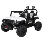 Mamido Detské elektrické autíčko PASSION 4x200W 24V biele