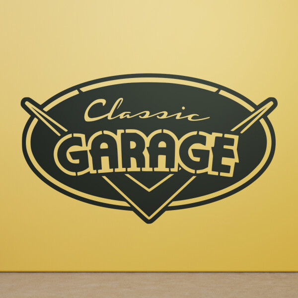 Veselá Stena Samolepka Classic garage