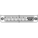 Molex Molex MOL Power & Signal Sol. 1731070153 D-SUB zástrčka Pólov: 43 spájkovaný konektor 1 ks Carton; 1731070153