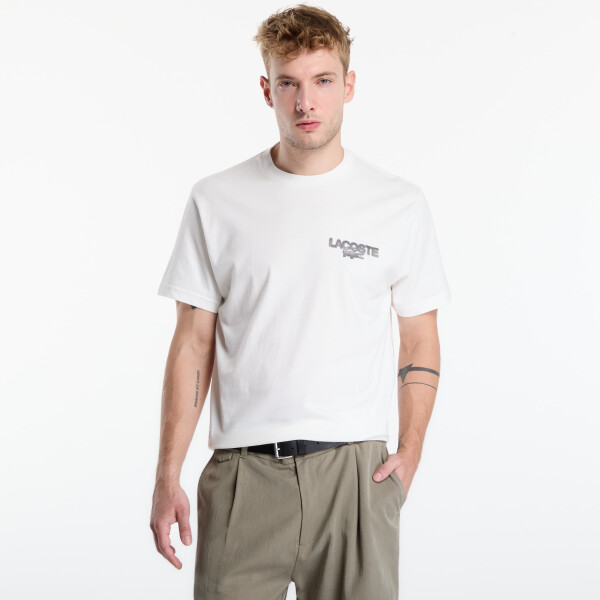 Tričko Lacoste Crewneck T-Shirts Flour 4