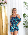 Sexy Coldshoulder Playsuit Butterfly Print