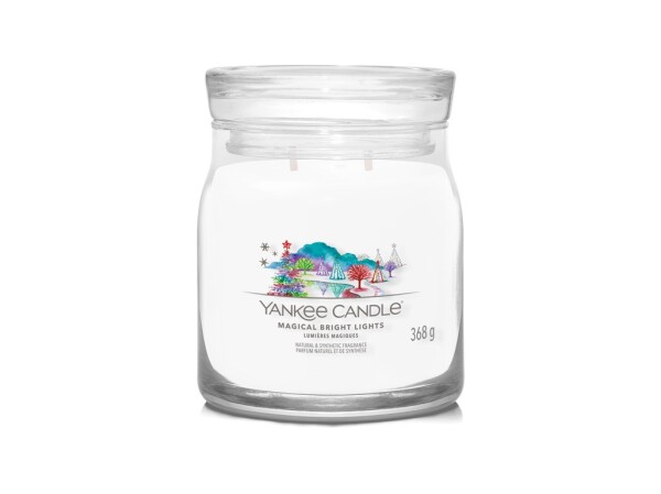 Yankee Candle Magical Signature Bright Lights 368g - sviečka stredná 2 knôty / doba horenia: až 50h (5038581154206)