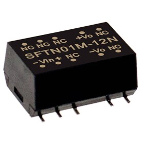 MEAN WELL SFTN01L-05N DC / DC menič napätia, SMD 200 mA 1 W Počet výstupov: 1 x; SFTN01L-05N