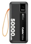 Obal:Me CablePulse 50000mAh 22,5W čierna / Powerbanka / integrované káble / USB-C / USB-A (8596311292507)