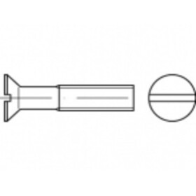 TOOLCRAFT TO-5392002 zápustné skrutky M10 100 mm drážka 100 ks; TO-5392002