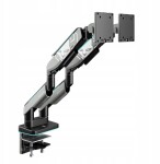 Diablo Chairs Podwójny držiak na monitory 49 cali, szaro-Čierny RGB X-Arm Dual