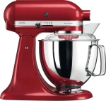 KitchenAid 5KSM175PSEER Empire Red / Kuchynský robot Artisan / 300W / 4.8 l / 10 rýchlostí / planetárny systém (5KSM175PSEER)
