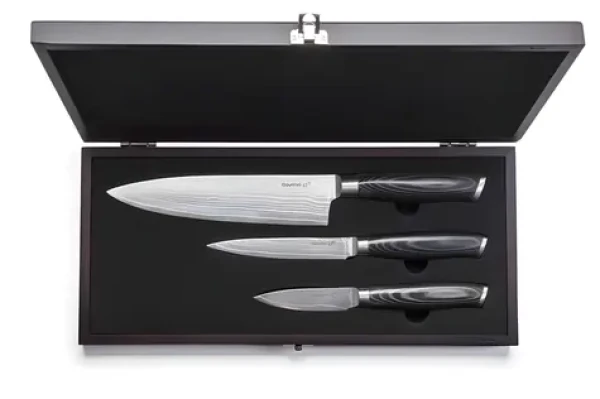 G21 Gourmet Damascus Sada nožov 3 ks / Sada nožov / Damaškový vzor čepele (NB-D1095)