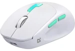 NITTA MM-307 biela / Bezdrôtová optická myš / RF a Bluetooth / 1600 DPI / 6 tlačidiel (52307)