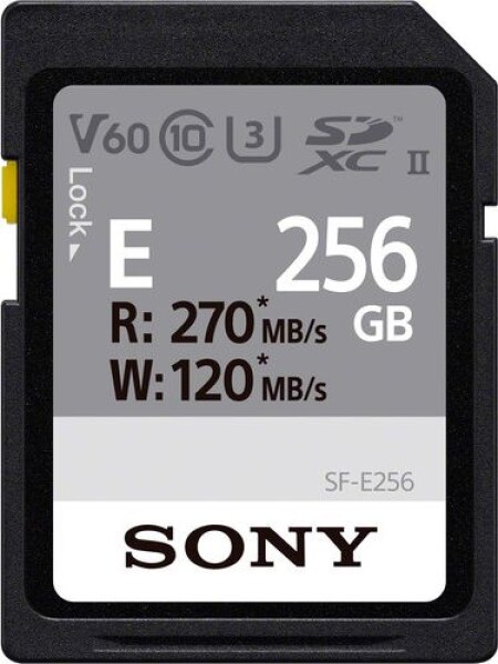 Sony SF-E SDXC 256 GB Class 10 UHS-II/U3 V30 (SF-E256)