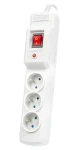 Armac Multi M3 sivá / Prepäťová ochrana / 3 zásuvky / 1,5 m kábel / 2500 W (M3/15/SZ)