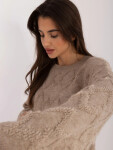 Dámsky sveter AT SW 2361.61 Beige - FPrice one size béžová