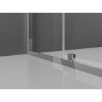 MEXEN/S - Exo sprchovací kút dvere krídlové 90 x 80, transparent, chróm 819-090-080-01-00