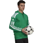 Pánska mikina GP6437 Zelená s bielou - Adidas S zeleno-bílá