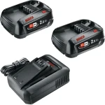 BOSCH AL 18V-44 / Štartovacia sada nabíjačky a akumulátorov / 2x 2,5 Ah / Li- ION / 18V (1600A031T5)
