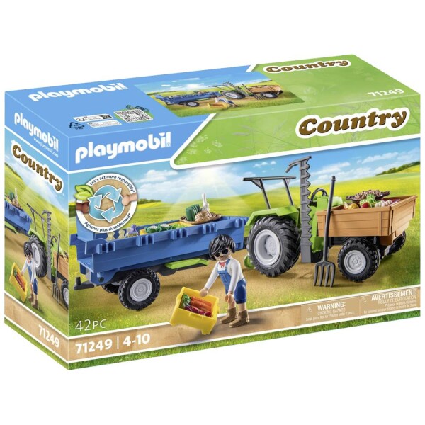 Playmobil® Country 71249 Traktor s prívesom