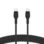 Belkin Flex CAB011bt2MBK čierna / Kábel USB-C na USB-C / 60W / 2 m (CAB011BT2MBK)