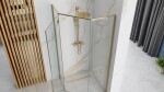 REA - Sprchový kút Diamond 90x90 zlatý REA-K4904