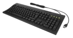Keysonic KSK-8041U-CR čierna / Klávesnica / plná veľkosť / DE / čítačka čipových kariet / USB (61082)