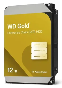 WD Gold WD122KRYZ 12TB / HDD / 3.5" / SATA 6GBs / čítanie: 267MBps / zápis: 267MBps / 7200RPM / 512MB cashe (WD122KRYZ)