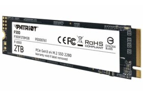 Patriot P300 2TB / M.2 2280 / SSD / IOPS: 290K 260K / M.2 PCI-E 3 (P300P2TBM28)