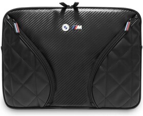 BMW Taška Carbon Pockets&Metal Logo Sleeve 14" Čierny