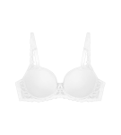 MODERN FINESSE - Tričková podprsenka s vypchávkami a kosticami (neviditeľný tvar) Triumph WHITE 85B