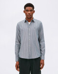 Armedangels Quaasa Stripe Longsleeve Shirt 3653 petrol velvet L