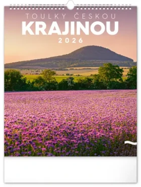 NOTIQUE Nástenný kalendár Potulky Českú krajinou 2026, 30 x 34 cm (PGN-35749-L)