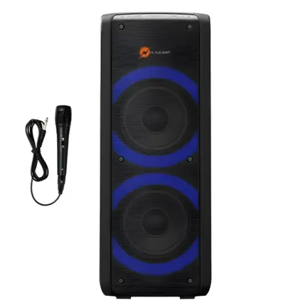 N-GEAR Let's Go Party 72 / Prenosný párty reproduktor / Bluetooth / 450 W / Disco LED / Mikrofón (LGP72)